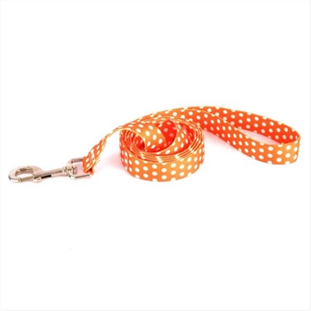 3/4 In. X 60 In. Orange Polka Dot Lead